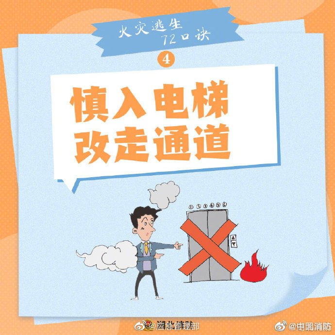 【火災(zāi)逃生怎么辦？牢記“72字”消防口訣】
